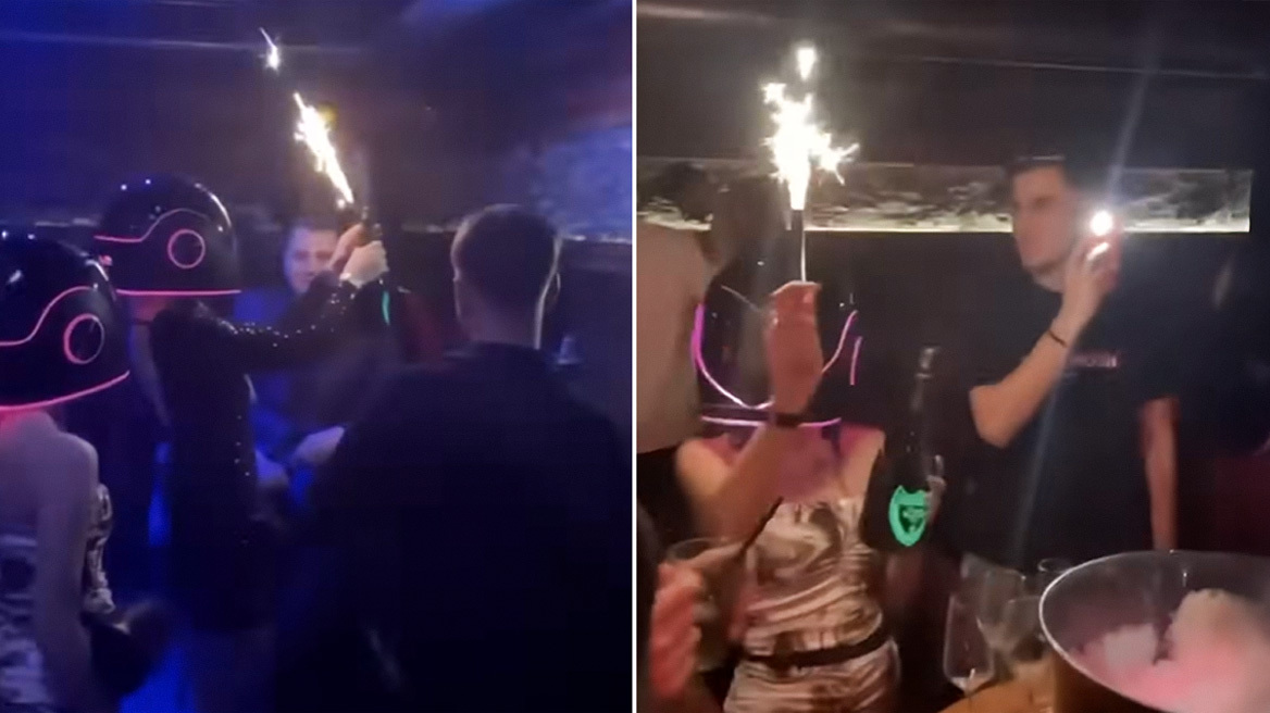 Διαφημιστικό βίντεο για τα πάρτι του μπαρ στο Κραν Μοντανά έδειχνε σερβιτόρες να κρατούν σαμπάνιες με αναμμένα πυροτεχνήματα