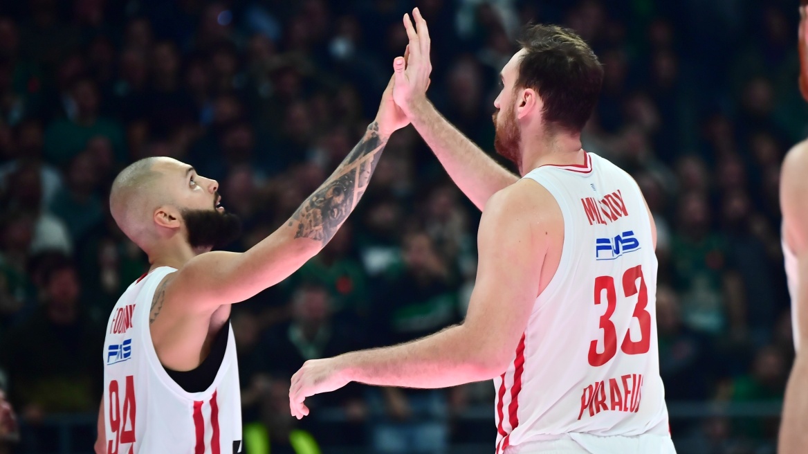 Ολυμπιακός: Δέκα σερί νίκες επί του Παναθηναϊκού στην EuroLeague
