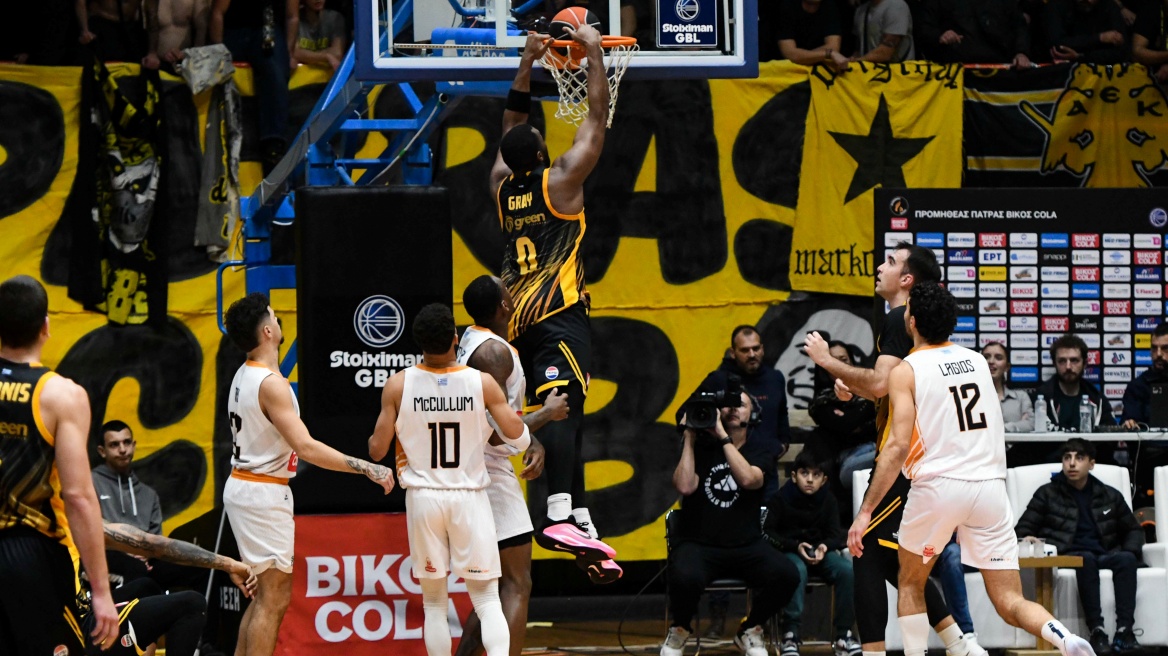 Προμηθέας-ΑΕΚ 86-94: Μεγάλο «διπλό» στην Πάτρα και 4η θέση στο φινάλε του α’ γύρου, δείτε βίντεο
