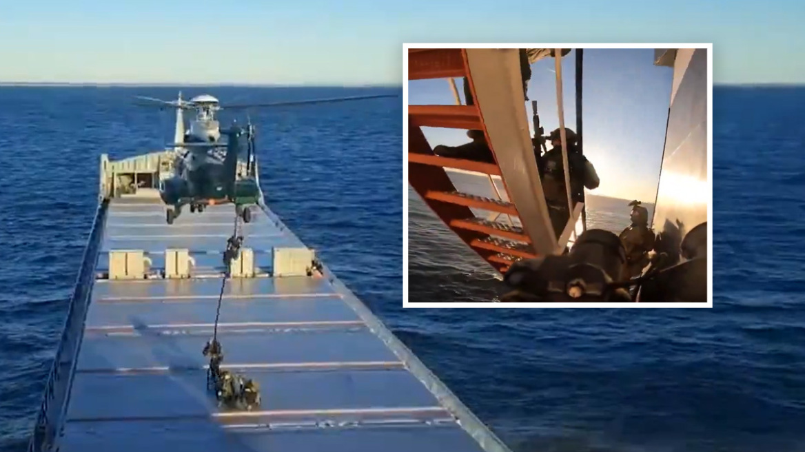 Βίντεο από το ρεσάλτο των φινλανδικών ειδικών δυνάμεων στο πλοίο που δεσμεύτηκε για τη δολιοφθορά σε καλώδιο που συνδέει Ελσίνκι - Ταλίν