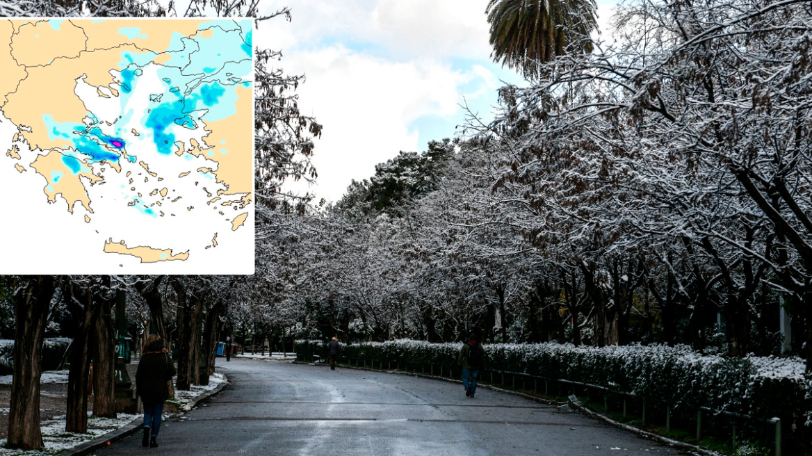 Έρχονται δύο ψυχρά μέτωπα εξπρές, χιόνια ακόμη και στα βόρεια προάστια προβλέπει ο Μαρουσάκης