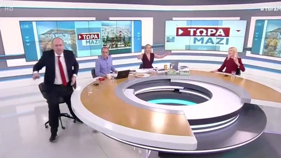 Επεισόδιο on air: H Τζάκρη είπε για «αλητεία της ΝΔ» για την Καρυστιανού και ο Λαζαρίδης σηκώθηκε και έφυγε, λέγοντας «ντροπή»
