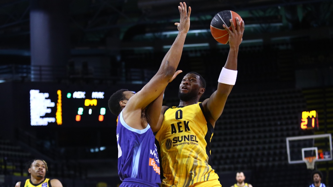 Απολαυστική ΑΕΚ, 90-65 την Μύκονο με ηγέτες Γκρέι και Μπάρτλεϊ, δείτε βίντεο
