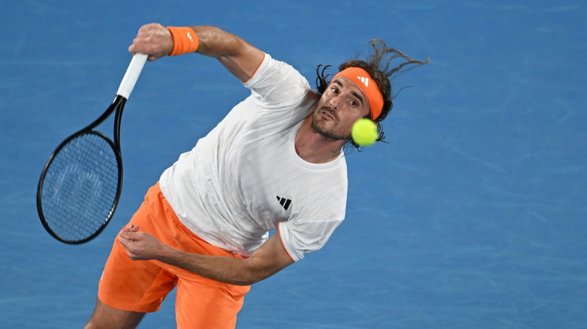 Australian Open: Ο Τσιτσιπάς νίκησε 3-1 τον Μοτσιζούκι και πέρασε στον 2ο γύρο