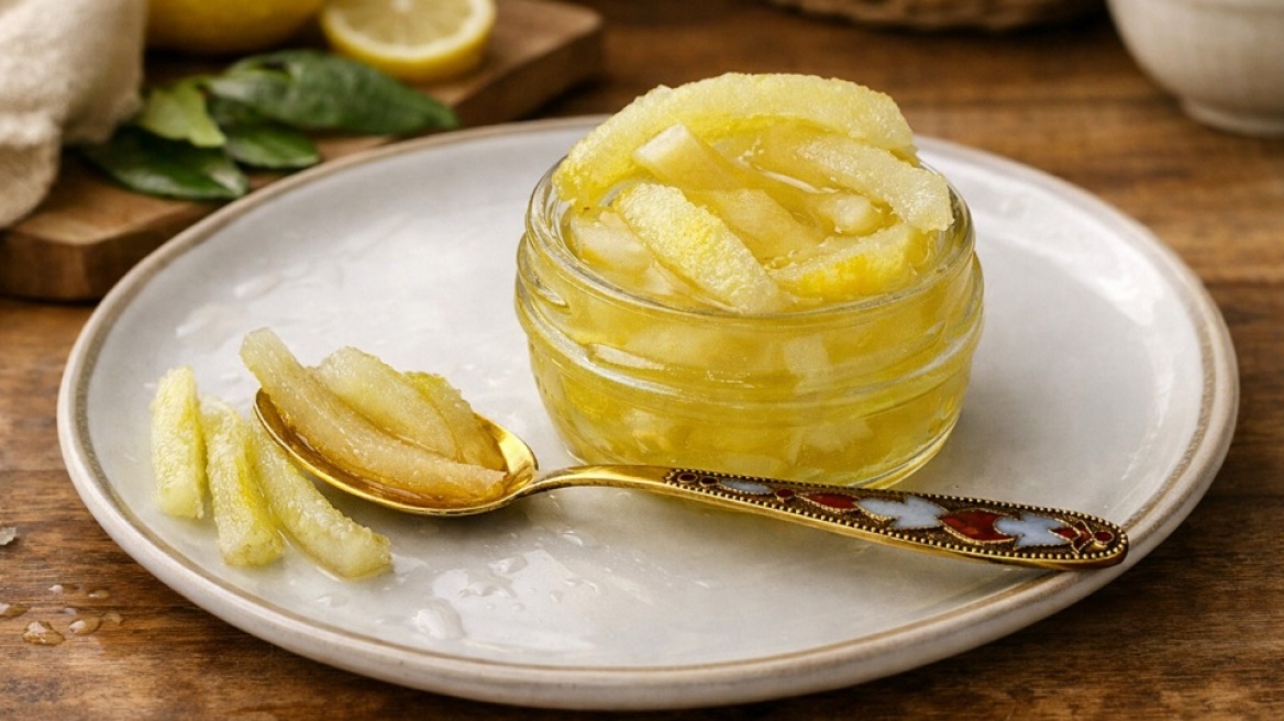 Το γλυκό κουταλιού λεμόνι θέλει τεχνική, όχι μόνο συνταγή: Πώς το πετυχαίνουμε