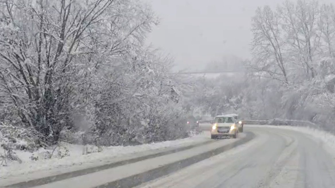 Εντυπωσιακές εικόνες και βίντεο από τις χιονοπτώσεις, στα λευκά από την Πελοπόννησο μέχρι τα ορεινά της Θεσσαλονίκης
