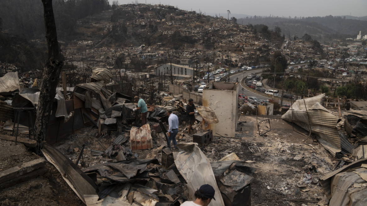Συνελήφθη ο βασικός ύποπτος για τη φονική πυρκαγιά στη Χιλή: «Καθαρή μοχθηρία»