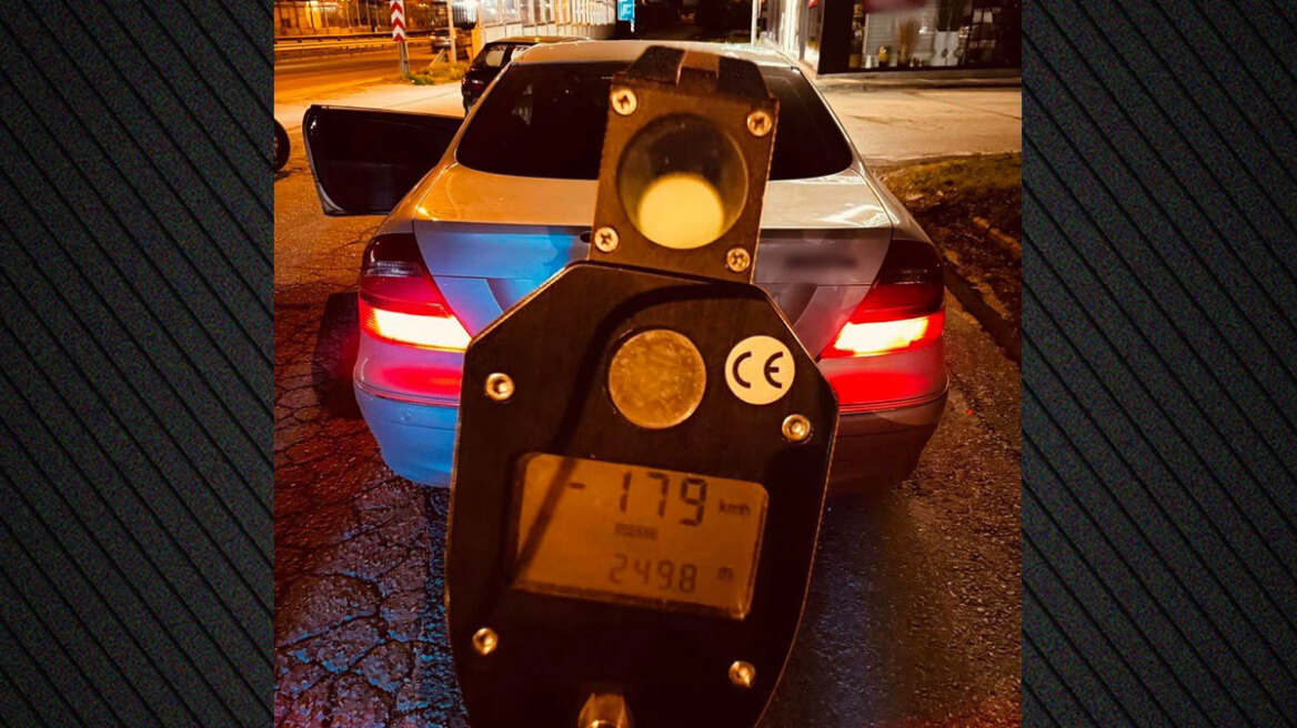 Συνελήφθησαν 24χρονος και 22χρονος που έτρεχαν με 179 χλμ/ώρα στον Εύοσμο