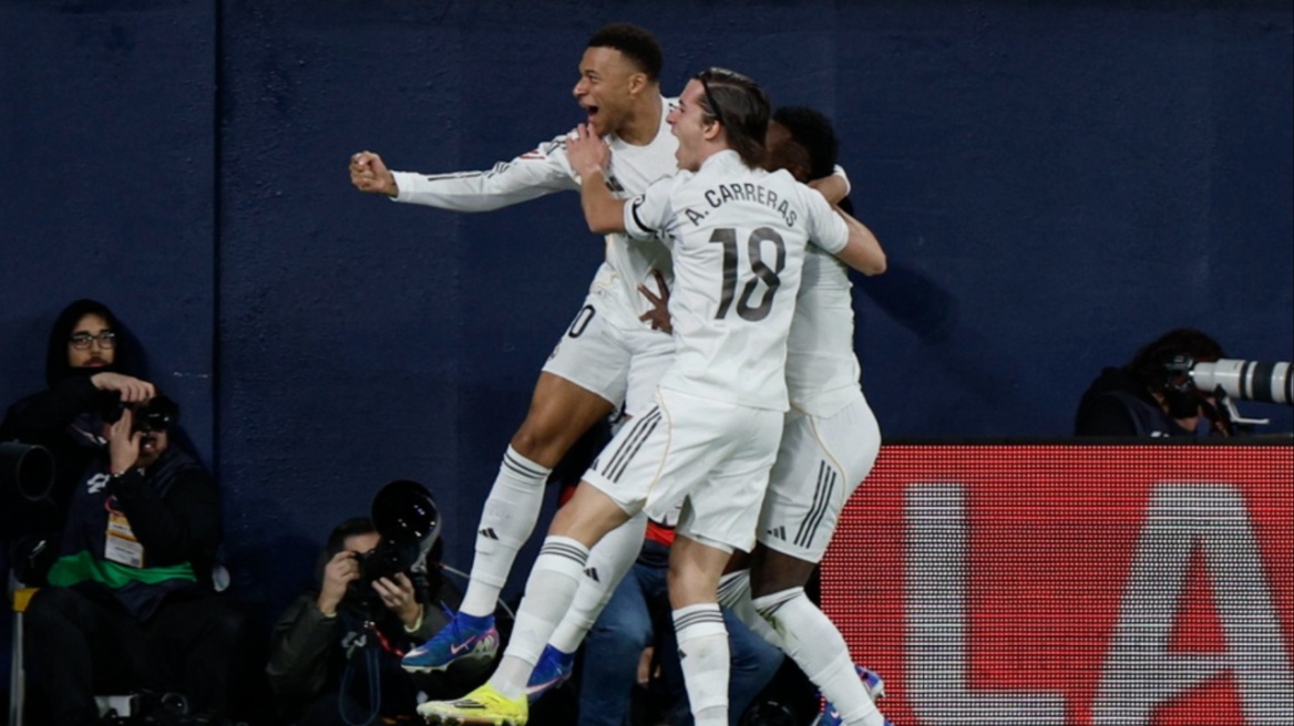 La Liga Βιγιαρεάλ-Ρεάλ Μαδρίτης 0-2: Με ντοπιέτα Μπαπέ έπιασε κορυφή, δείτε τα γκολ 