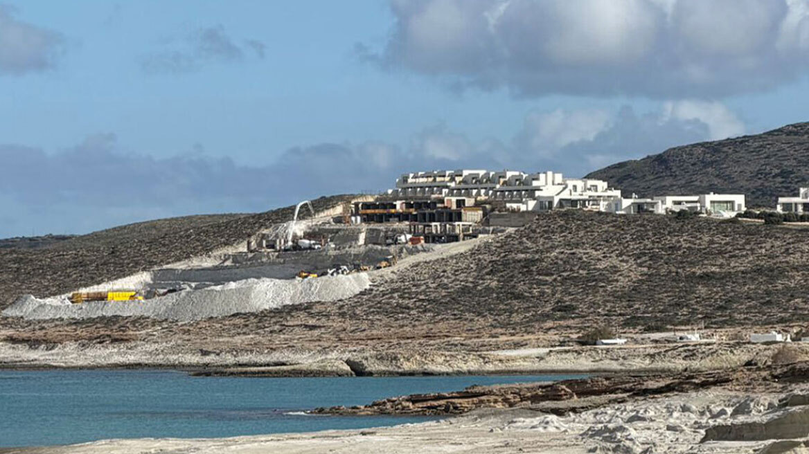 Μπλόκο από το ΣτΕ στις εργασίες επέκτασης του ξενοδοχείου White Coast της Μήλου