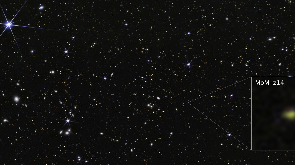 Το James Webb βρήκε τον πιο απομακρυσμένο και παλιό γαλαξία που έχει παρατηρηθεί ποτέ