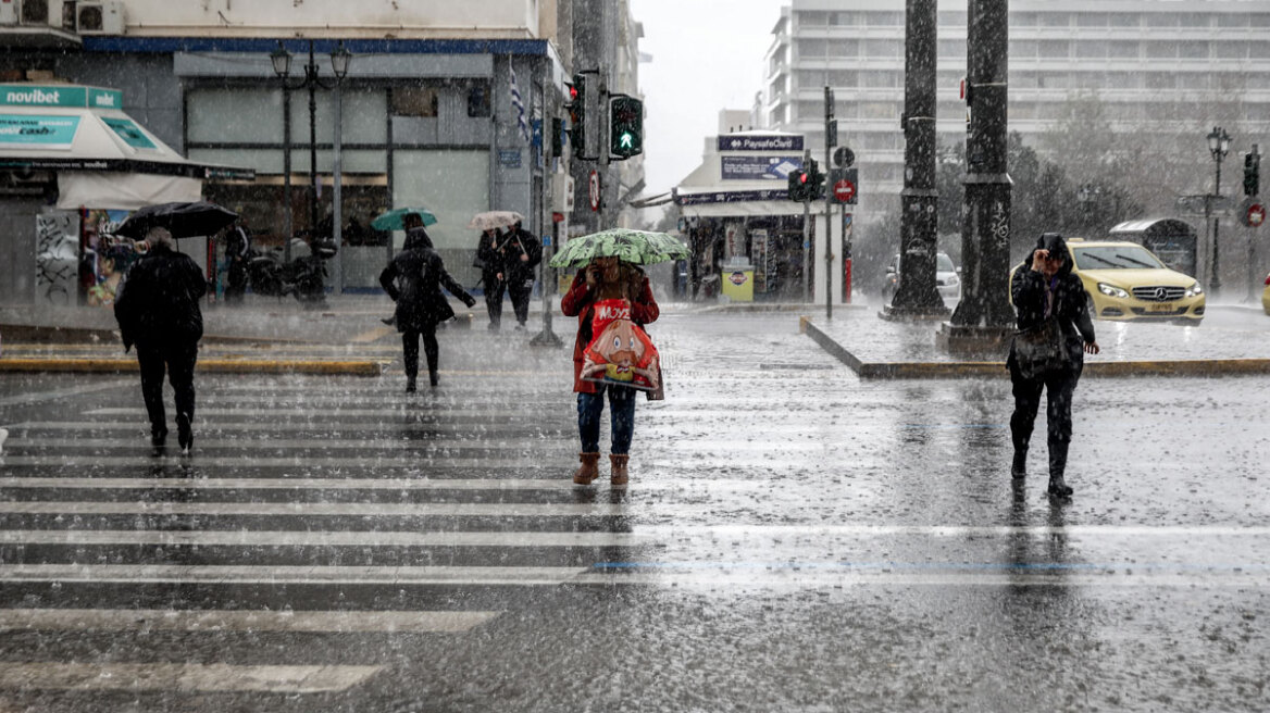 Νέο έκτακτο δελτίο καιρού της ΕΜΥ - Πορτοκαλί προειδοποίηση για την Αττική