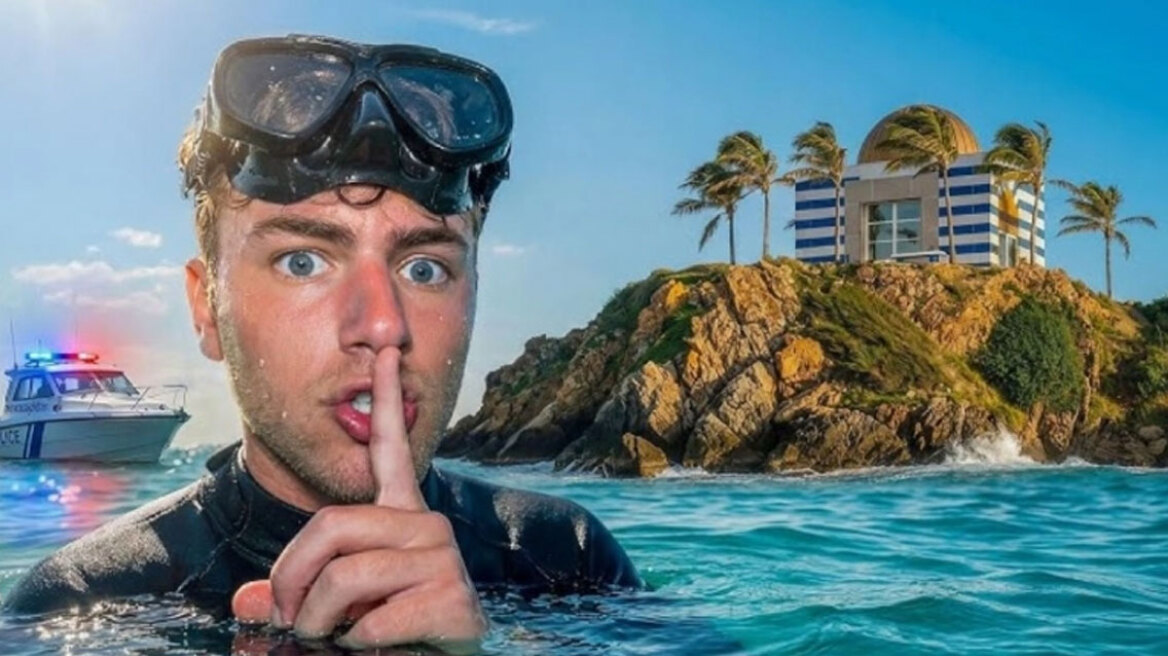 YouTuber μπήκε κρυφά στο νησί του Έπσταϊν: Τώρα βλέπει μαύρα... βανάκια έξω από το σπίτι του