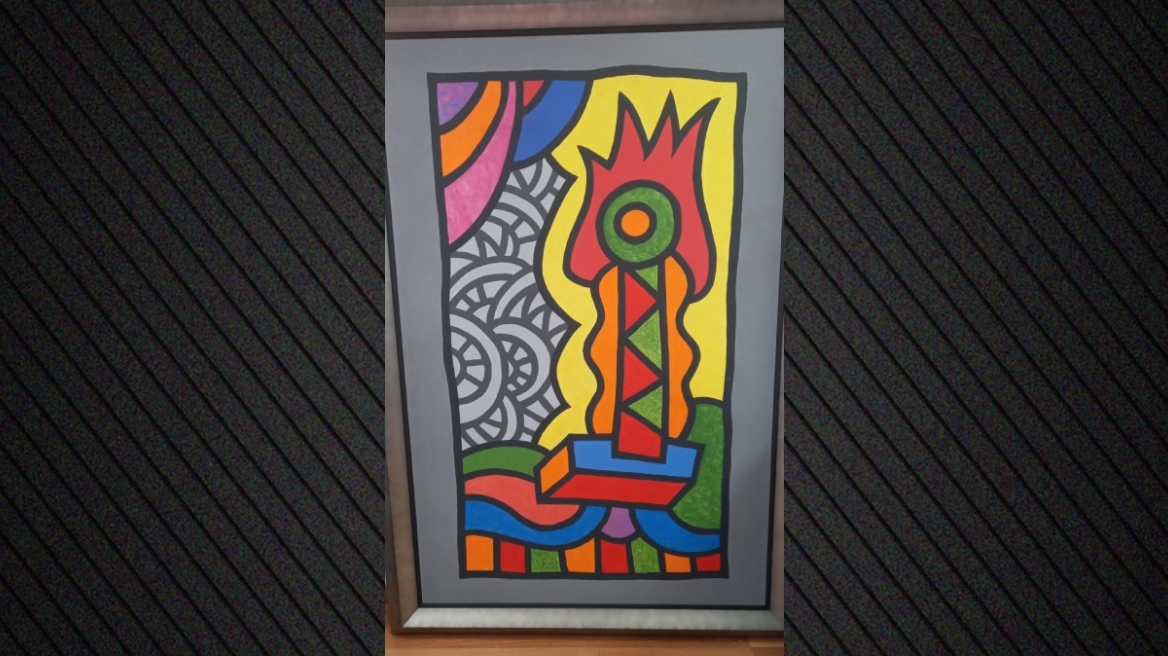 Και σε έργα τέχνης φέρεται να «επένδυε» τα κέρδη η συμμορία των τσιγαράδων, βρέθηκε πίνακας του Αλέξη Ακριθάκη στην κατοχή τους