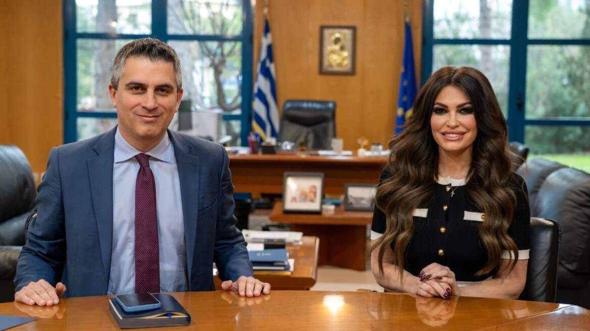 Συνάντηση του Χρίστου Δήμα με την Κίμπερλι Γκιλφόιλ: «Οι οικονομίες βασίζονται στις μεταφορές»