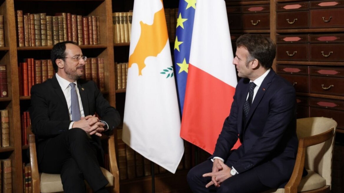 Συνάντηση Μακρόν - Χριστοδουλίδη: Μίλησαν για την εφαρμογή της Στρατηγικής Συνεργασίας Κύπρου - Γαλλίας