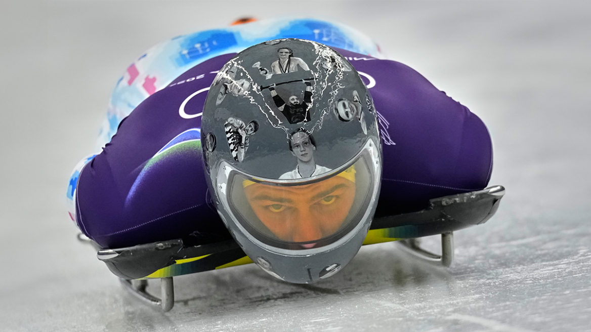 Ουκρανός καταγγέλλει ότι του απαγόρευσαν  στους Χειμερινούς Ολυμπιακούς να φορέσει κράνος με θύματα από την εισβολή της Ρωσίας