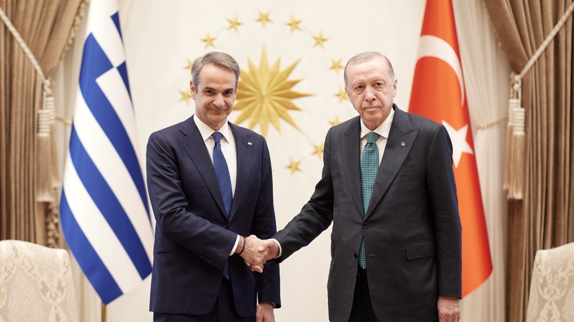 Το κοινό ανακοινωθέν Μητσοτάκη - Ερντογάν: Στόχος η αύξηση του διμερούς εμπορικού όγκου στα δέκα δισ. δολάρια έως το τέλος της δεκαετίας