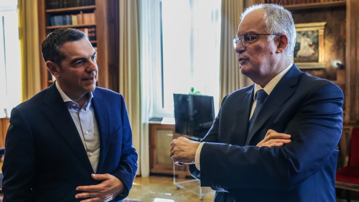 Συνάντηση Τσίπρα – Τασούλα στο Προεδρικό Μέγαρο 