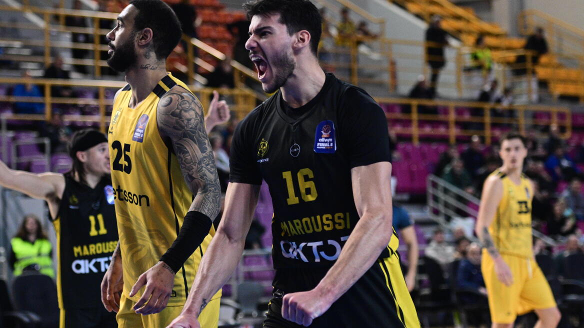 Στον ημιτελικό του Κυπέλλου το Μαρούσι, 87-80 τον Άρη, βίντεο 