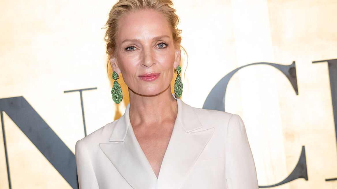 To φόρεμα που έβαλε η Ούμα Θέρμαν στον γάμο της κόρης της κοστίζει σχεδόν 4,000 δολάρια