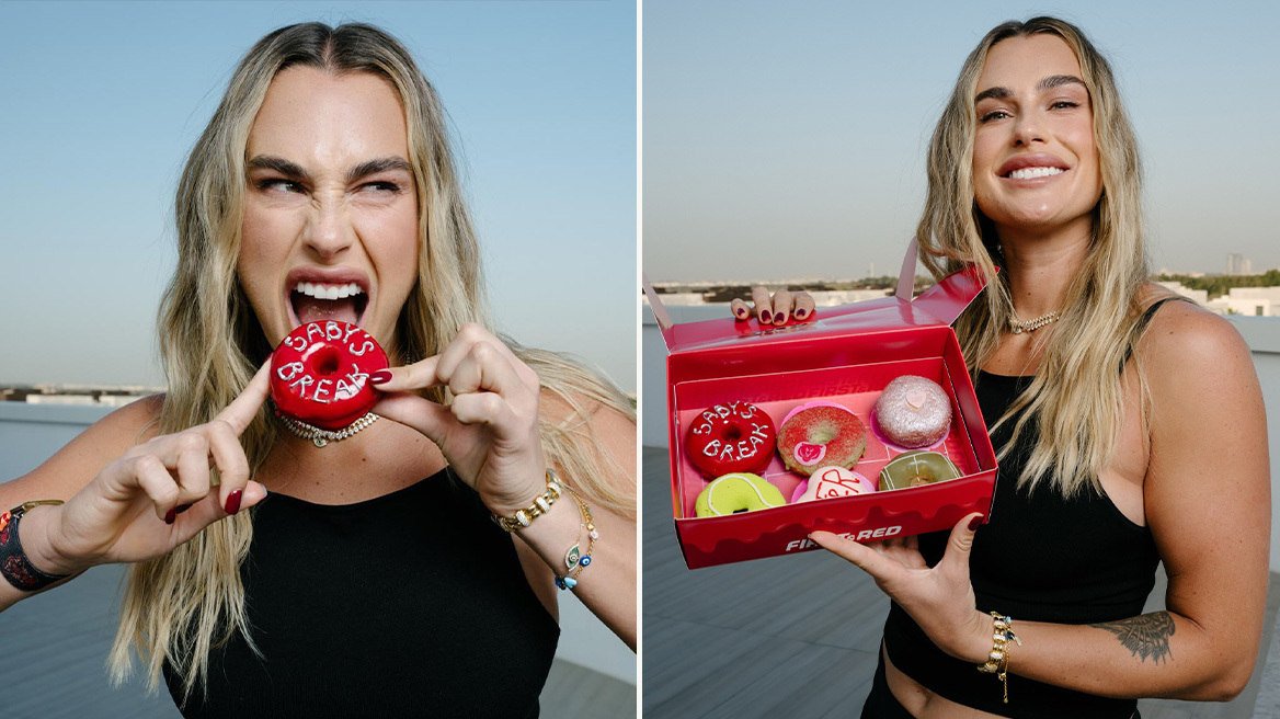 Η Αρίνα Σαμπαλένκα λανσάρει τα δικά της ντόνατς, δείτε βίντεο 