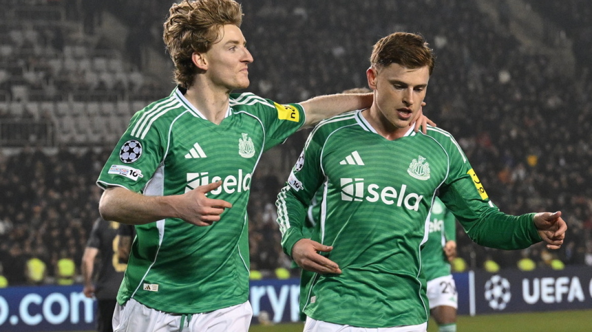 Με καρέ του Γκόρντον η Νιούκαστλ καθάρισε στο Μπακού την πρόκριση στους 16 του Champions League, 6-1 την Καραμπάγκ, δείτε τα γκολ 