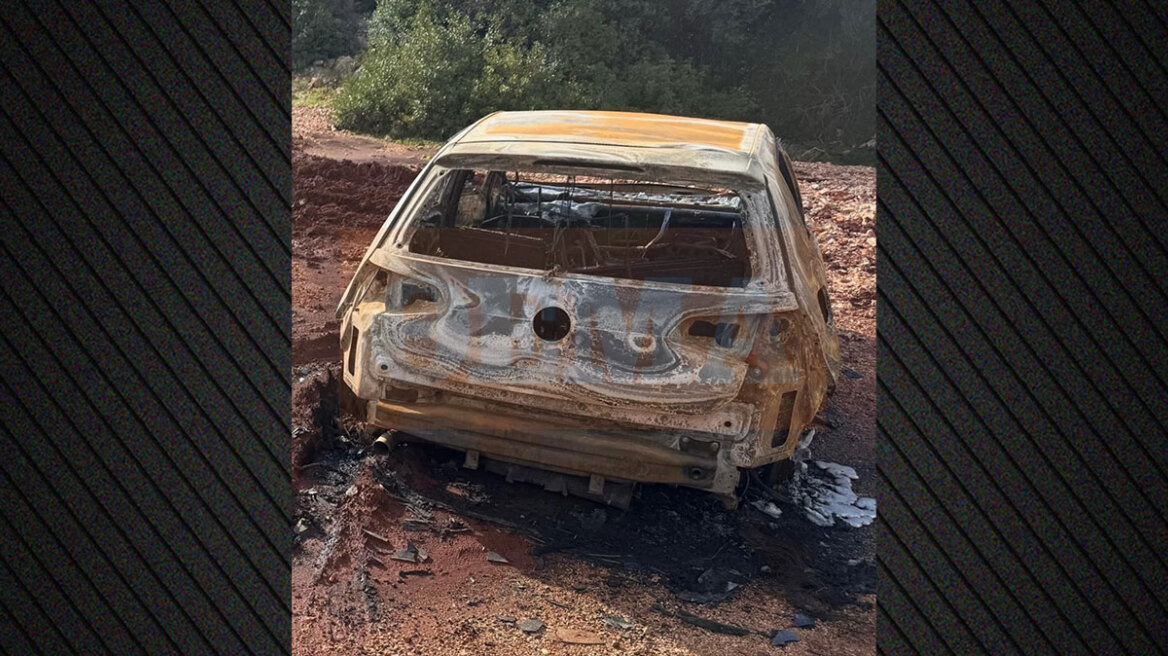 Φωτογραφία ντοκουμέντο από το αμάξι που χρησιμοποίησαν και έκαψαν οι απαγωγείς του 27χρονου δολοφονημένου στη Νέα Πέραμο, τι «βλέπει» η ΕΛΑΣ