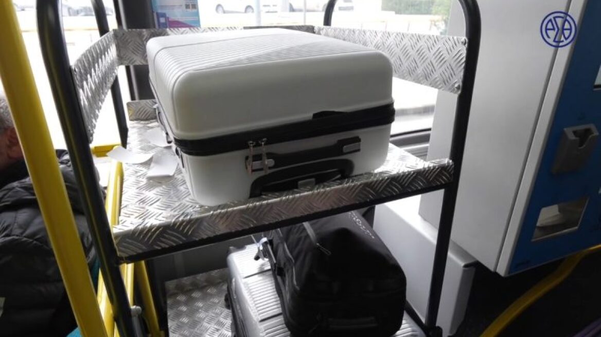 Θεσσαλονίκη: Μπαίνουν μπαγκαζιέρες στα λεωφορεία του ΟΑΣΘ στη γραμμή του αεροδρομίου