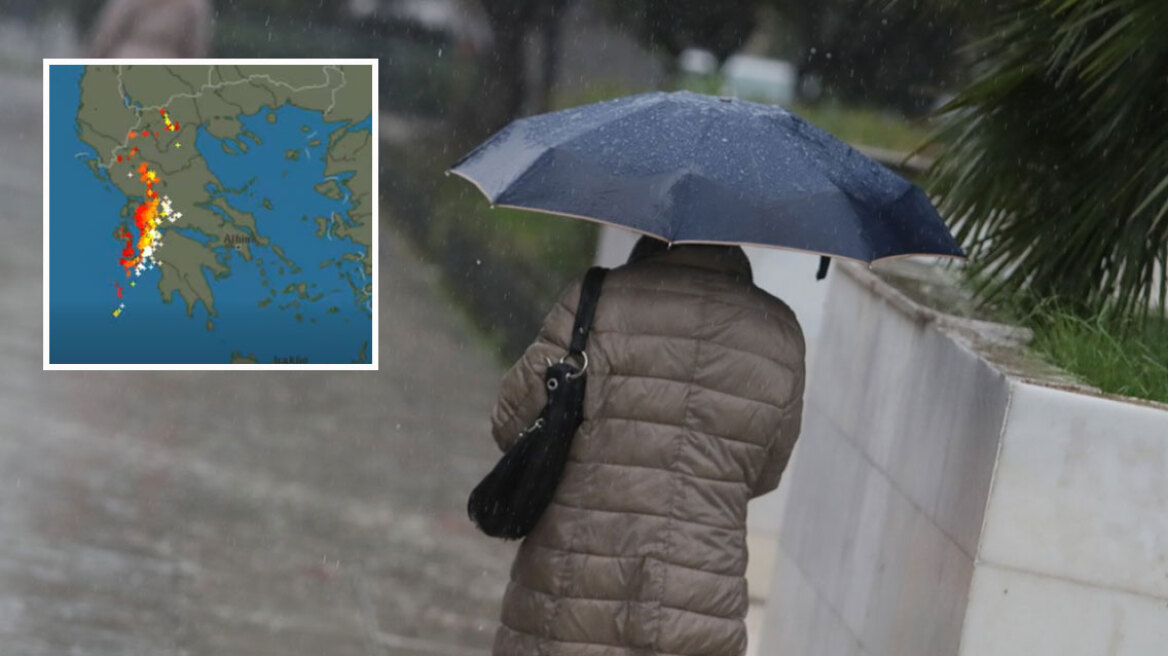 Ξεκίνησε από τα δυτικά η κακοκαιρία με σχηματισμό «γραμμής λαίλαπας» 300 χιλιομέτρων - Θα επηρεαστεί και η Αττική, η ανάλυση του Καλλιάνου