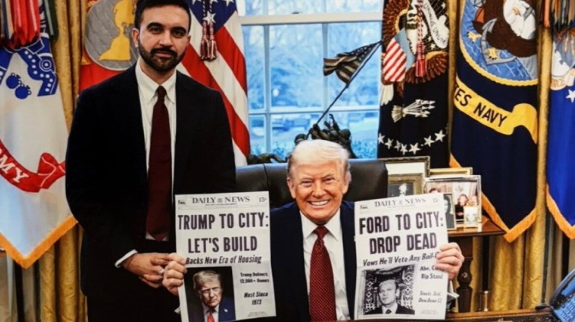 Νέα συνάντηση του Τραμπ με τον Μαμντάνι: Το «καλόπιασμα» με το ψεύτικο πρωτοσέλιδο και τα σχέδια για τη στέγαση στη Νέα Υόρκη