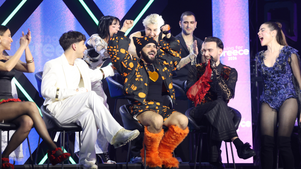 Eurovision 2026: Τα αναλυτικά αποτελέσματα της ψηφοφορίας του κοινού στον ελληνικό τελικό, ο Ακύλας προκρίθηκε με τεράστια διαφορά