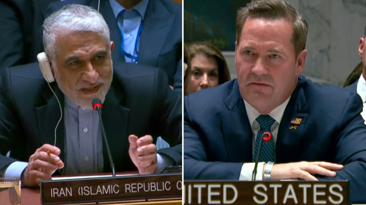 Έντονος διάλογος του πρέσβη των ΗΠΑ με τον Ιρανό στον ΟΗΕ: «Το καθεστώς σας σκοτώνει χιλιάδες» - «Να είστε ευγενής», δείτε βίντεο