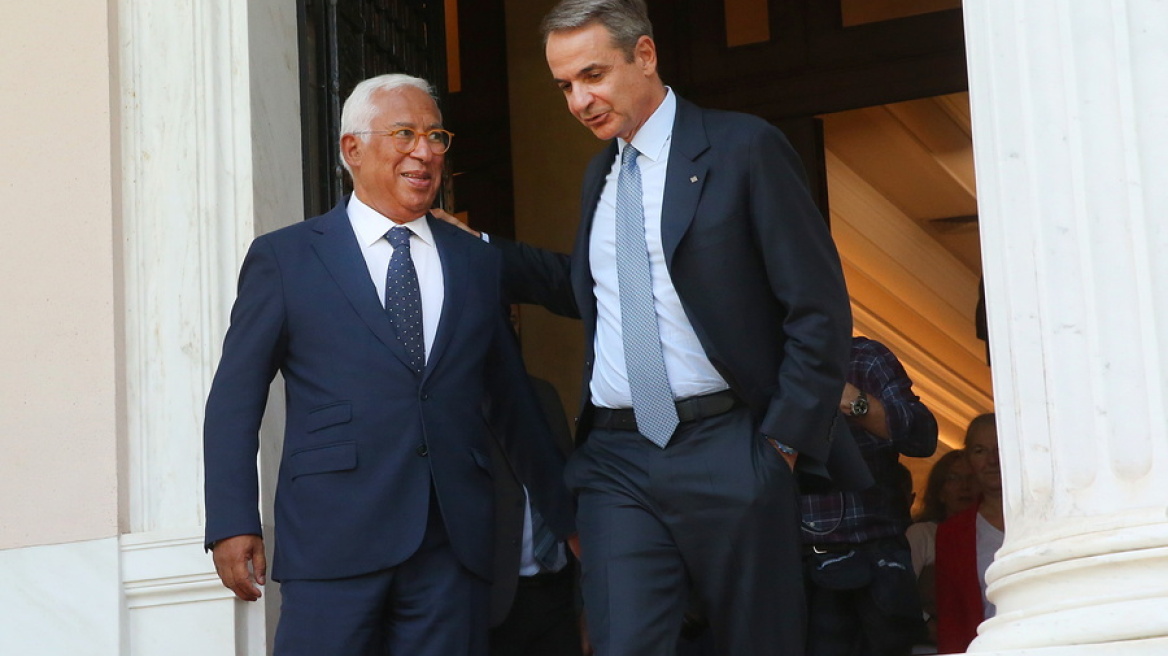  Τηλεφωνική επικοινωνία Κυριάκου Μητσοτάκη με Αντόνιο Κόστα για την Κύπρο