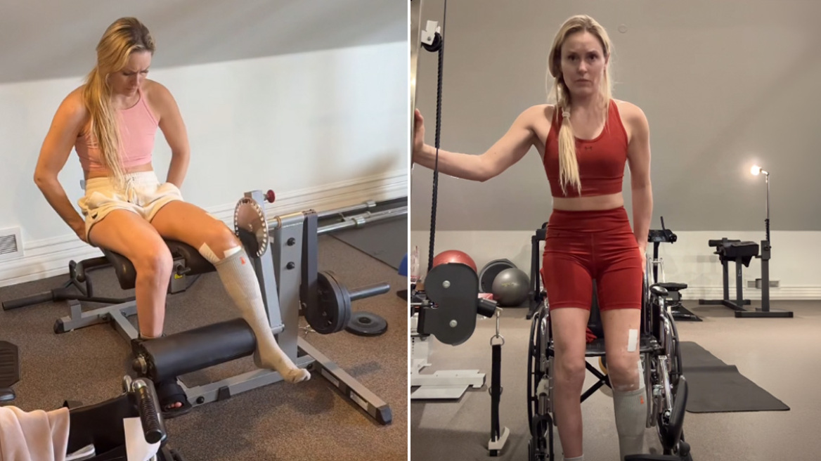 Ξεκίνησε αποκατάσταση ένα μήνα μετά τον σοκαριστικό τραυματισμό της και ελπίζει στην επιστροφή της στη δράση  η Λίντσεϊ Βον, βίντεο 