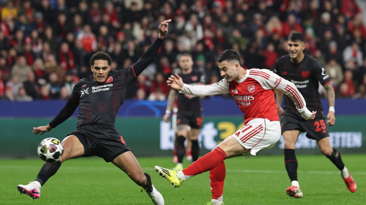 Λεβερκούζεν - Άρσεναλ 1-1: Δεν λύγισε στη Γερμανία και φουλάρει για την πρόκριση στο Λονδίνο, δείτε τα γκολ 