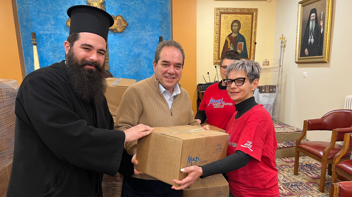 Τρόφιμα από την «Αποστολή» σε ευάλωτες οικογένειες στην Αλεξανδρούπολη