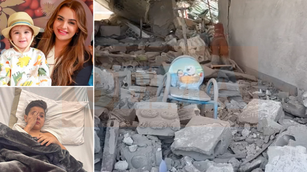 Το protothema στο σημείο όπου σκοτώθηκε μία οικογένεια στον Λίβανο, επέζησε μόνο ο 10χρονος γιος - Παιχνίδια διασκορπισμένα μέσα στα χαλάσματα