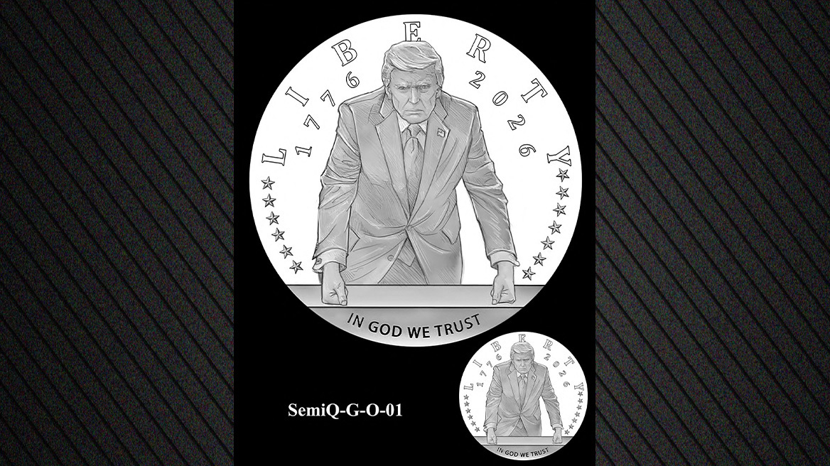 Ο Τραμπ θα κυκλοφορήσει χρυσό νόμισμα 24 καρατίων με τη μορφή του