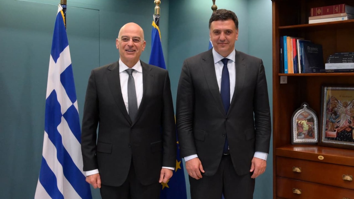 Συνάντηση Δένδια - Κικίλια για τη σχεδίαση και ναυπήγηση του Εθνικού Πλοίου