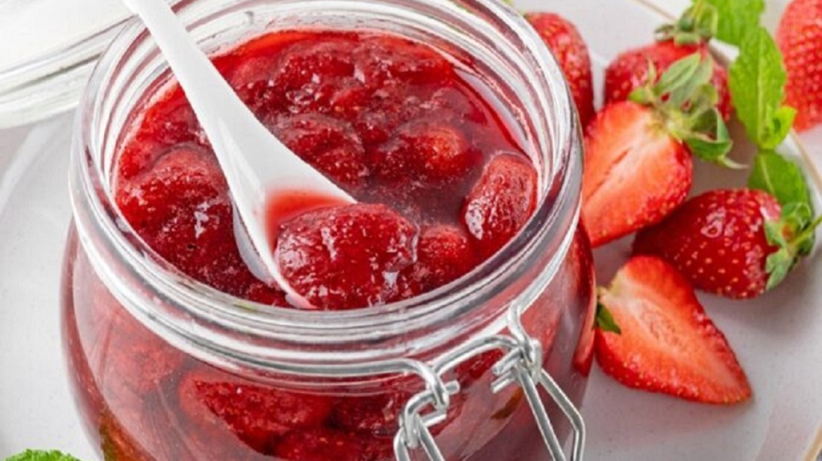 Μαρμελάδα φράουλα χωρίς ζάχαρη