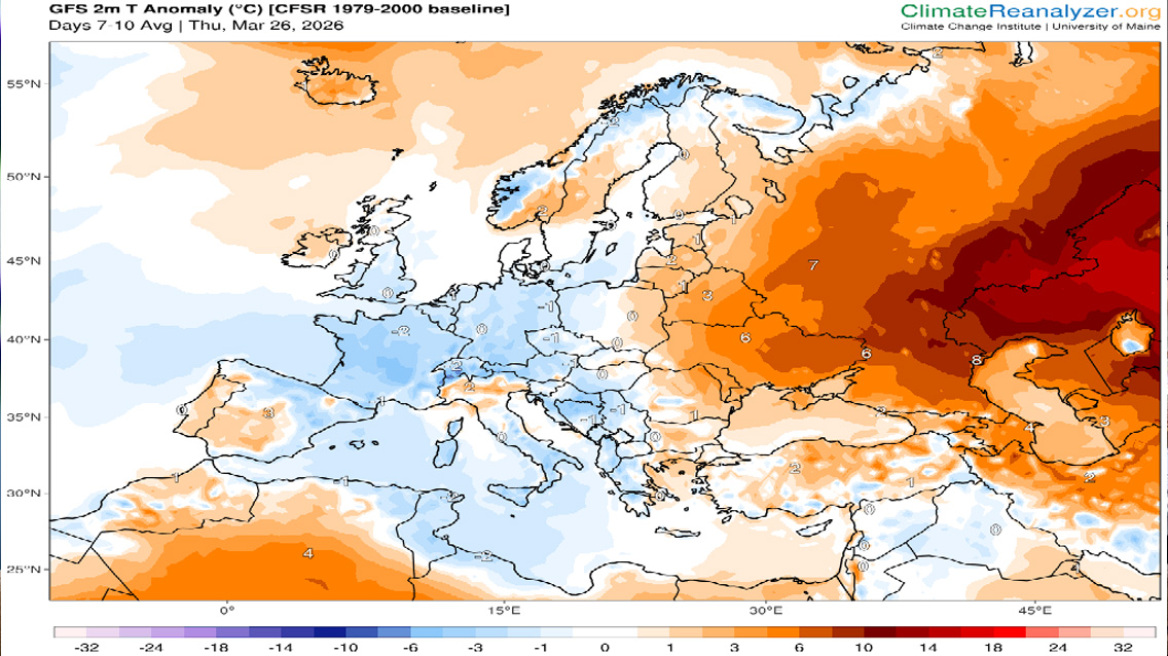 Βροχές, κρύο και ισχυροί άνεμοι έως την 25η Μαρτίου, δείτε χάρτες και τις πρώτες εκτιμήσεις για τις επόμενες μέρες
