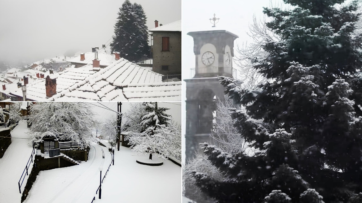 Χιόνια τον Μάρτιο: Δείτε βίντεο από περιοχές της Ελλάδας που ντύθηκαν στα λευκά, το έστρωσε στην Κέρκυρα λόγω έντονης χαλαζόπτωσης