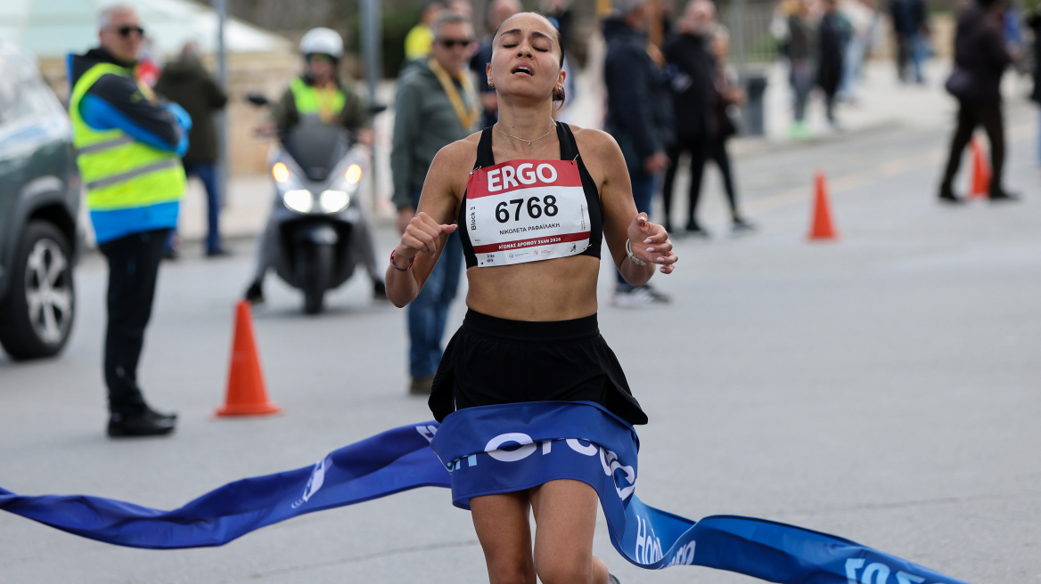 Στίβος: Διπλός θρίαμβος στα 5 και 10 χλμ για την Ραφαϊλάκη στο Run Greece του Ηρακλείου 