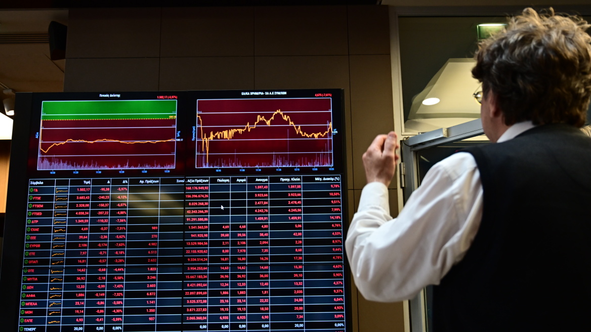 Χρηματιστήριο Αθηνών: Νέο αρνητικό ρεκόρ τεσσάρων μηνών, απειλήθηκαν οι 2.000 μονάδες