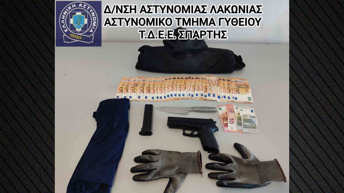 Συνελήφθη 39χρονος για ληστεία σε μίνι μάρκετ στο Γύθειο
