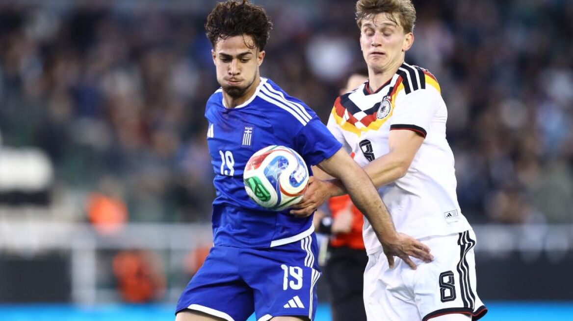 Η Εθνική Κ21 έχασε 2-0 από τη Γερμανία και την ευκαιρία να «κλειδώσει» την πρόκριση στο Ευρωπαϊκό πρωτάθλημα, δείτε τα γκολ