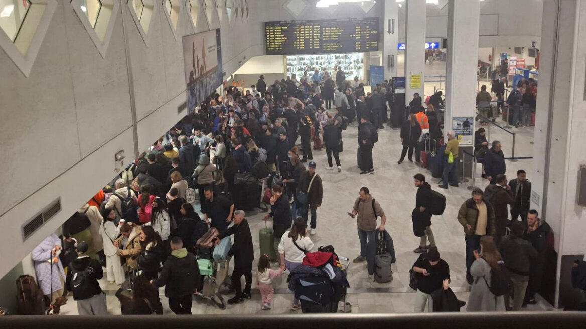 Χάος στο αεροδρόμιο Ηρακλείου: Επτά πτήσεις ακυρώθηκαν λόγω της αφρικανικής σκόνης, 12 αεροσκάφη κατευθύνθηκαν σε άλλους προορισμούς