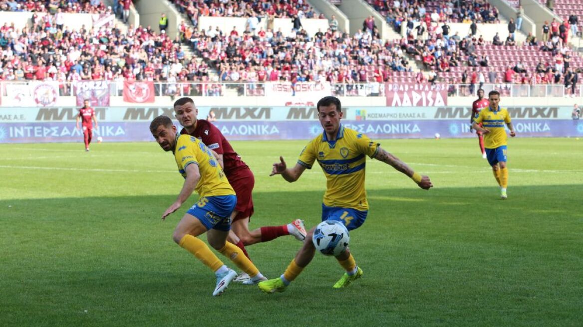 Ο Παναιτωλικός νίκησε 2-1 στη Λάρισα, εξασφάλισε την παραμονή και βύθισε στην απόγνωση την ΑΕΛ, δείτε τα γκολ