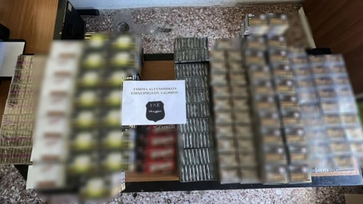 Κατασχέθηκαν πάνω από 23.000 κροτίδες σε επιχείρηση στο Λασίθι, χειροπέδες σε 43χρονο
